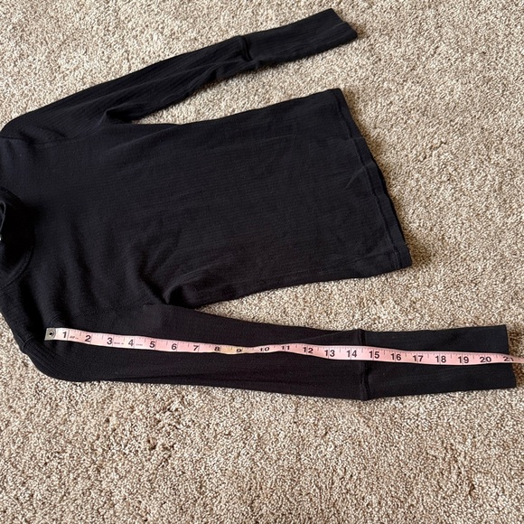 Free People Intimates Black Turtleneck Long Sleeve Top - Picture 6 of 6